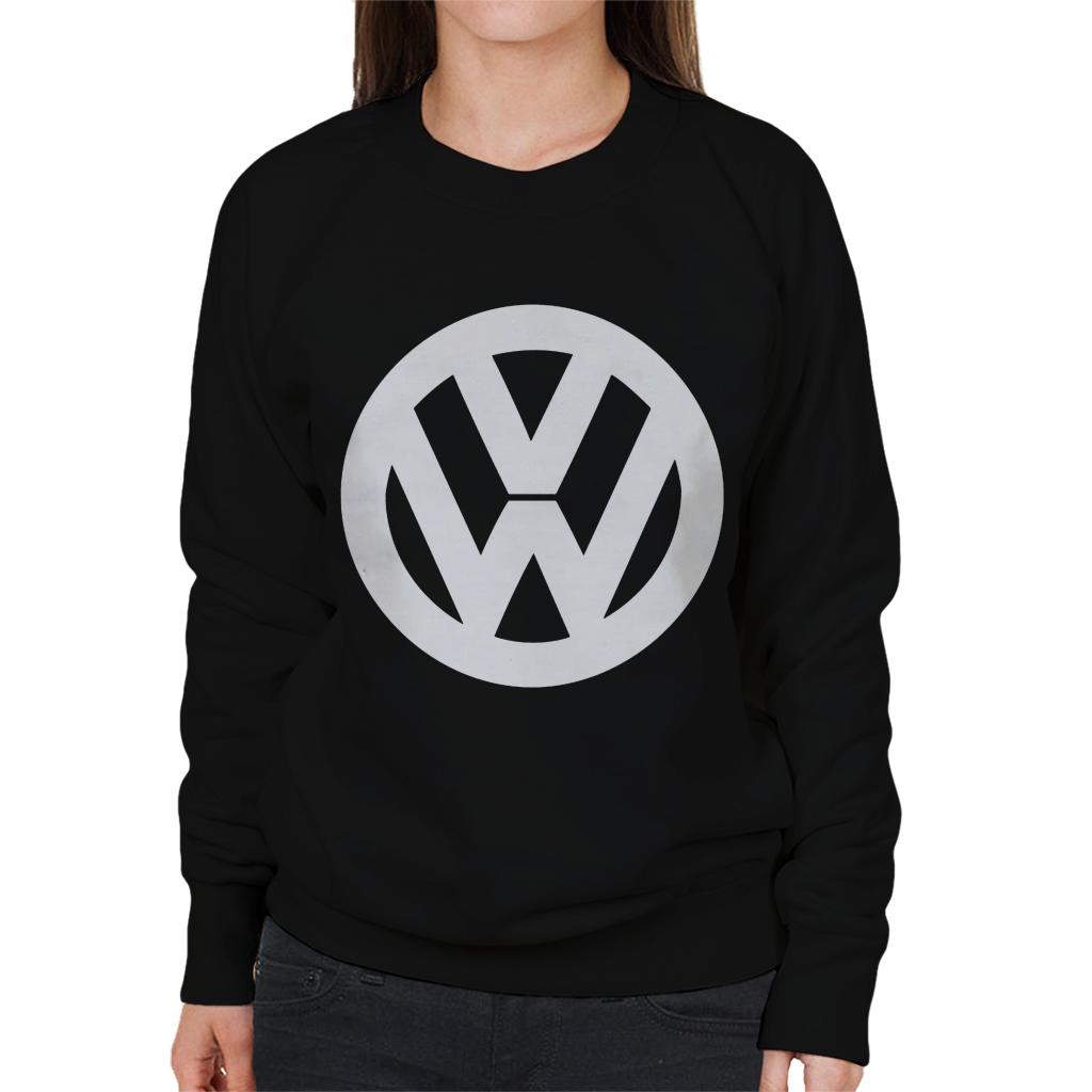 Volkswagen-Classic-VW-White-Logo-Womens-Sweatshirt