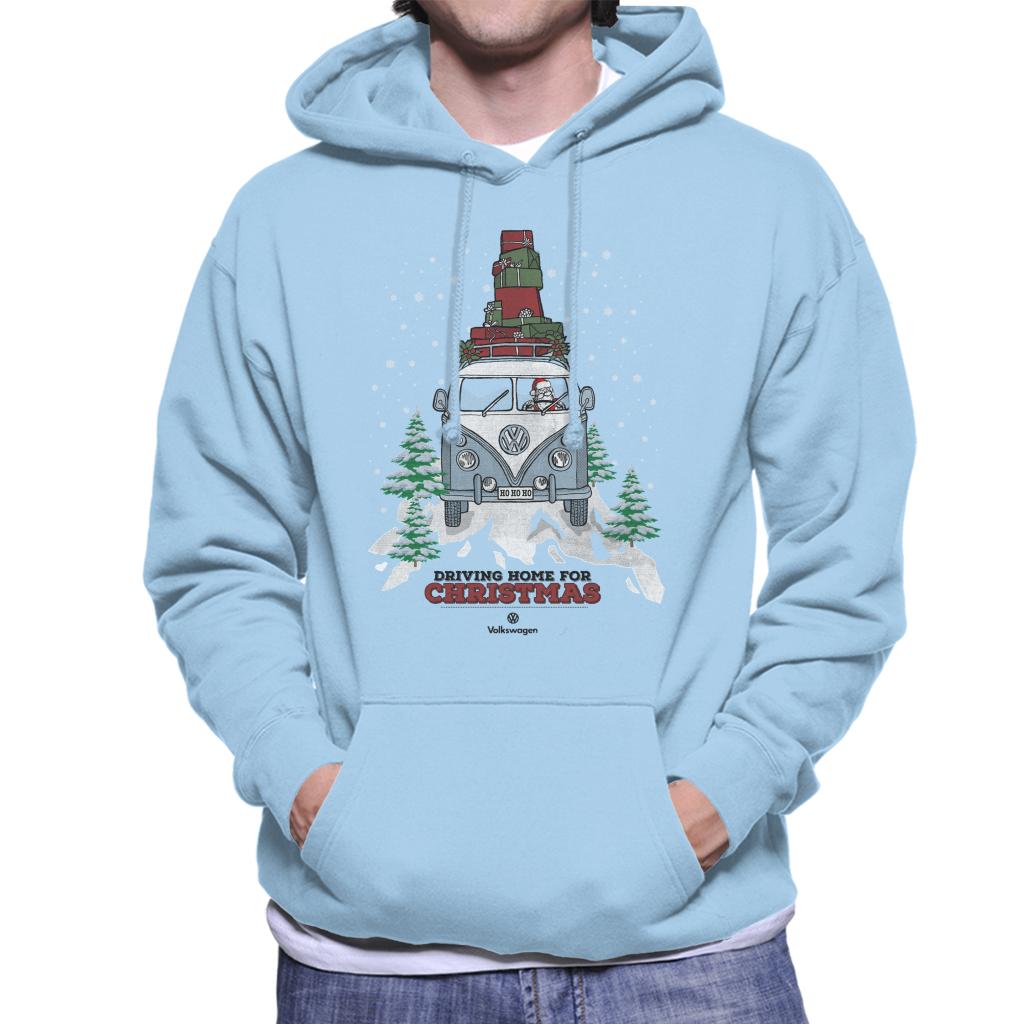 Volkswagen Christmas Driving Home For Christmas Men's Hooded Sweatshirt-ALL + EVERY