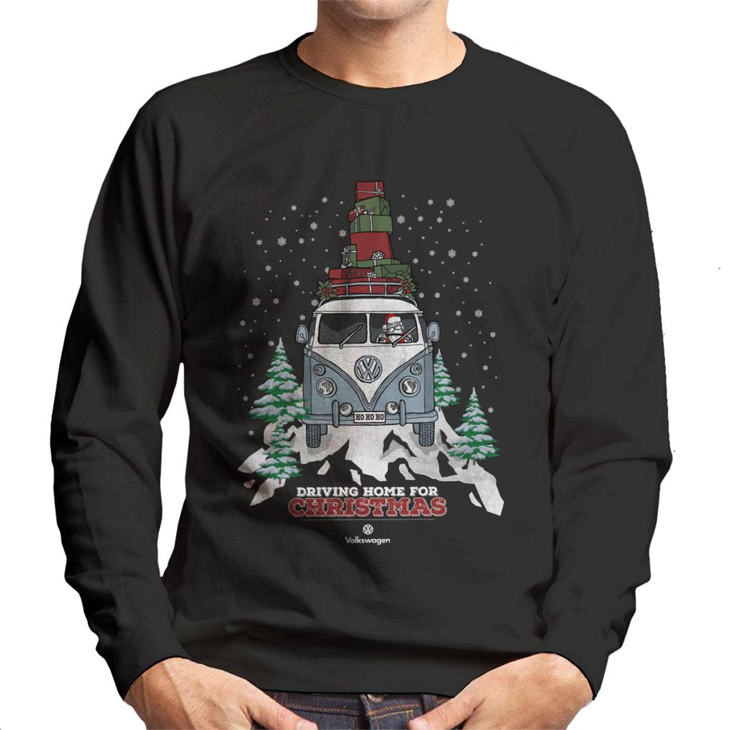Volkswagen Christmas Driving Home For Xmas In The Snow Men's Sweatshirt-ALL + EVERY