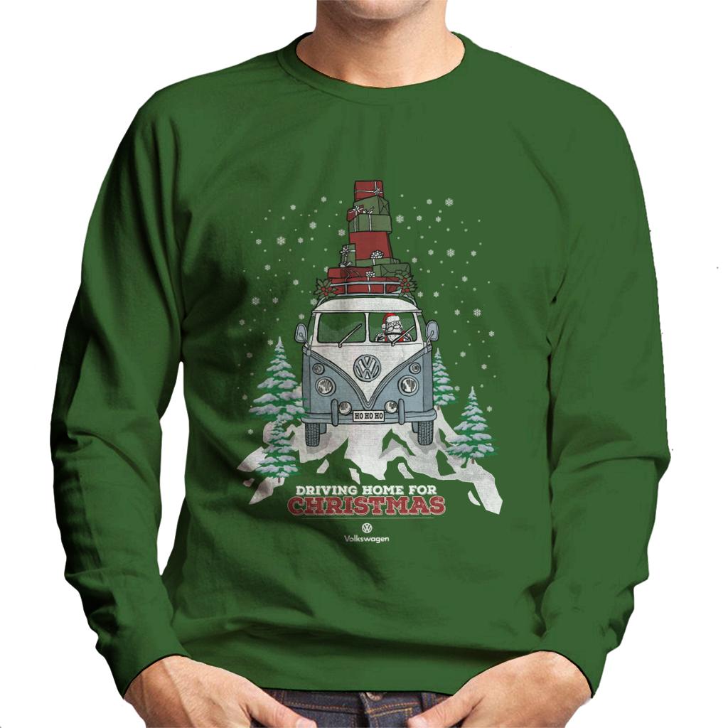 Volkswagen Christmas Driving Home For Xmas In The Snow Men's Sweatshirt-ALL + EVERY