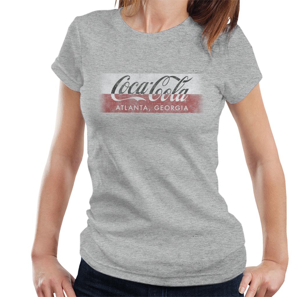 Coca Cola Georgia Stripe Women's T-Shirt-ALL + EVERY