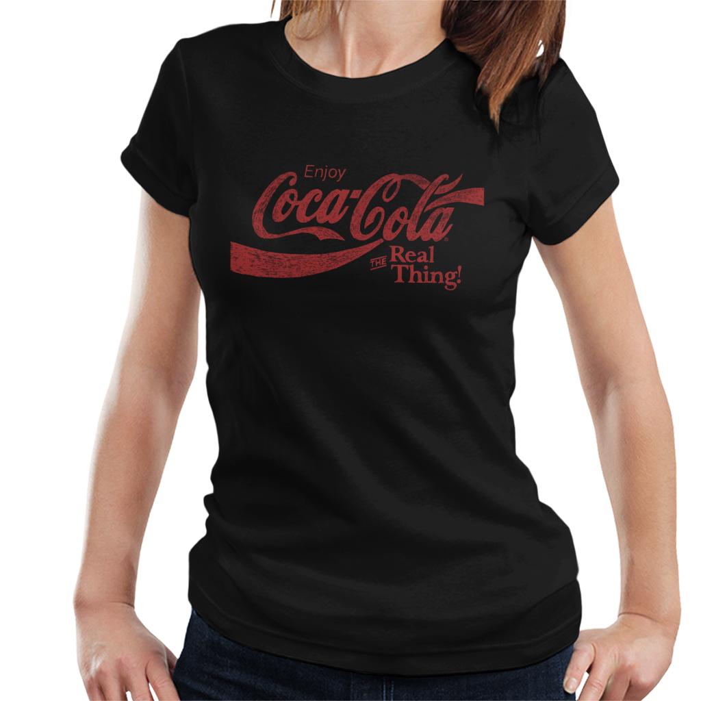 Coca Cola The Real Thing Women's T-Shirt-ALL + EVERY