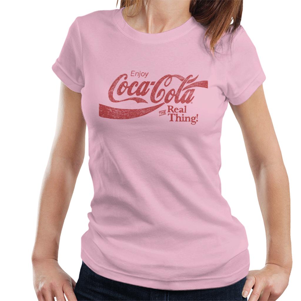 Coca Cola The Real Thing Women's T-Shirt-ALL + EVERY