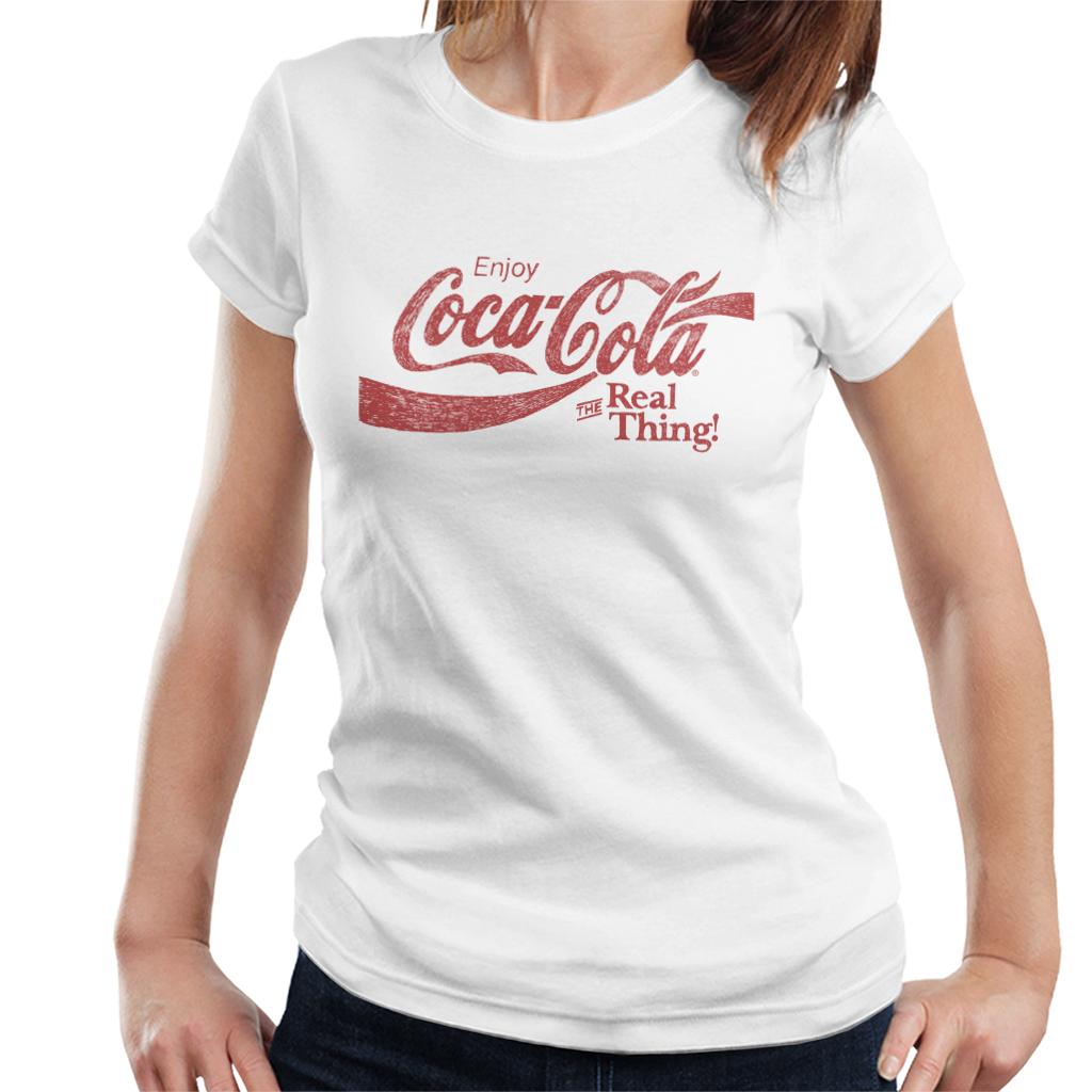 Coca Cola The Real Thing Women's T-Shirt-ALL + EVERY