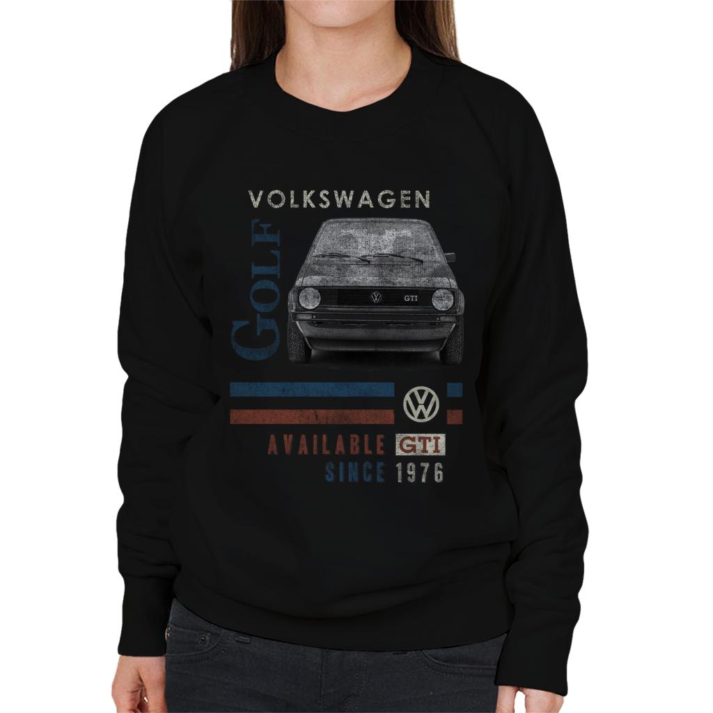 Volkswagen-GTI-1976-Womens-Sweatshirt