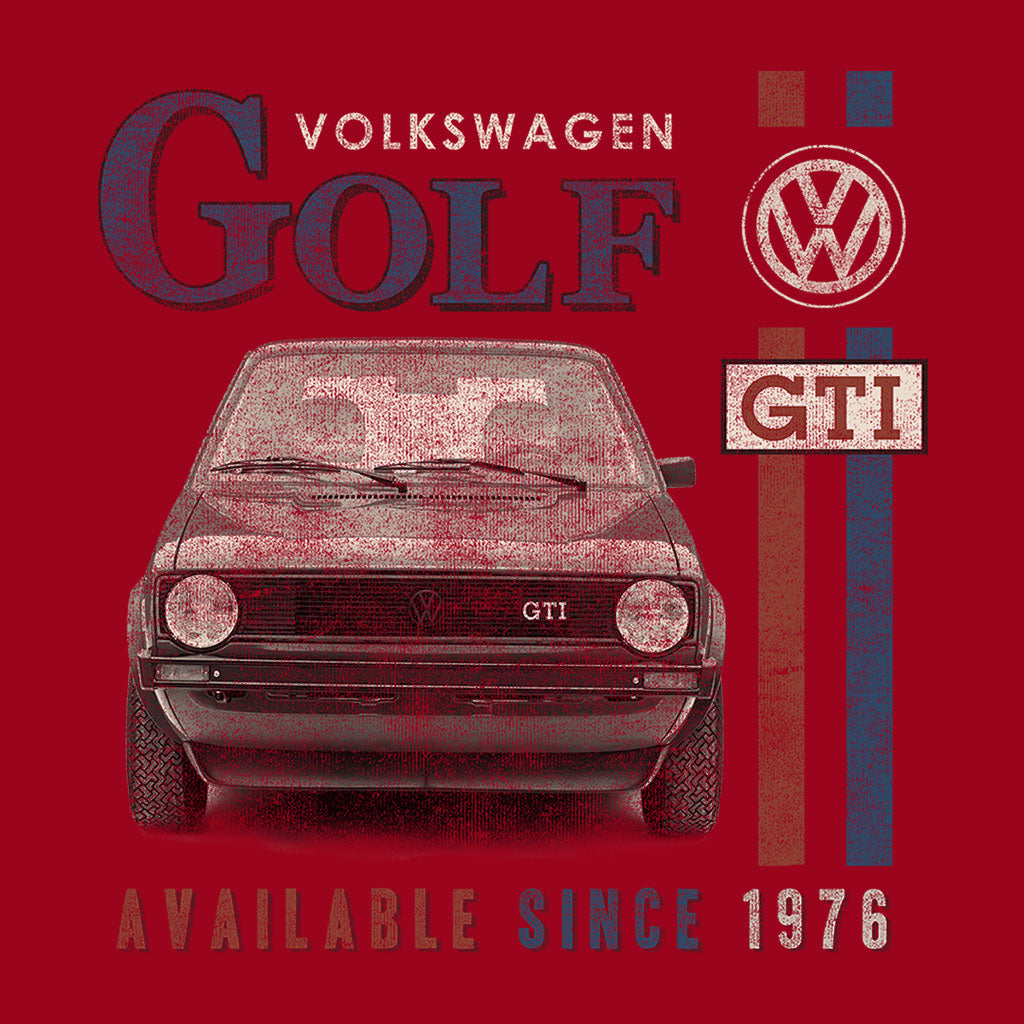 Volkswagen Golf GTI Racing Distressed Women's T-Shirt-ALL + EVERY