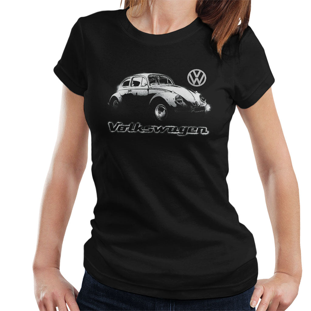 Volkswagen Beetle Spray Paint Women's T-Shirt-ALL + EVERY