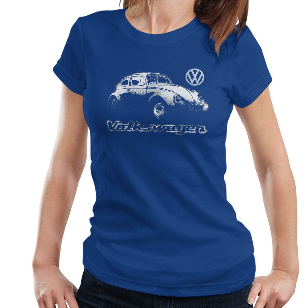 Volkswagen Beetle Spray Paint Women's T-Shirt-ALL + EVERY