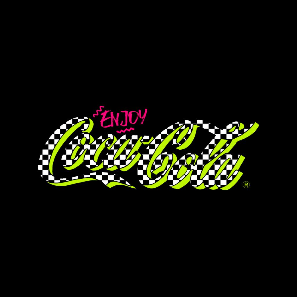 Coca Cola Retro Checkboard Logo Men's Sweatshirt-ALL + EVERY