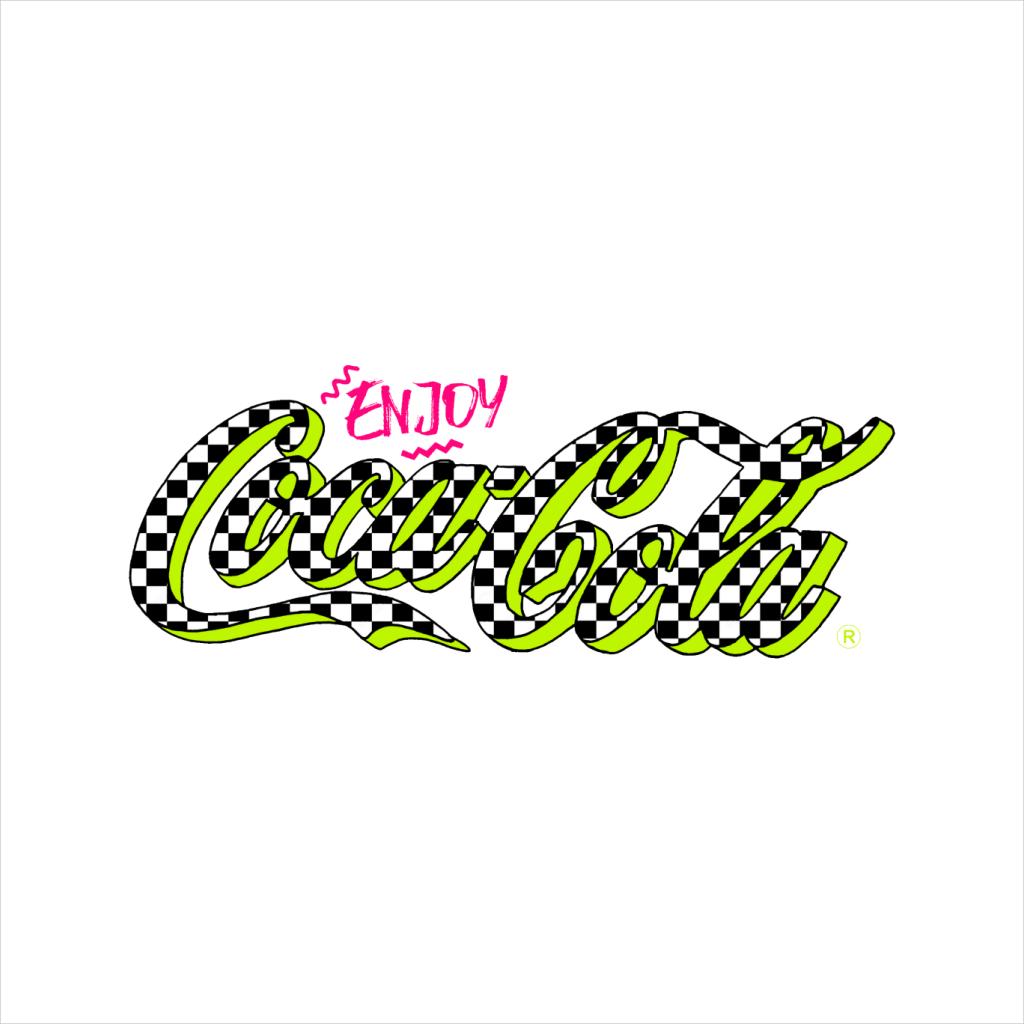 Coca Cola Retro Checkboard Logo Men's Sweatshirt-ALL + EVERY