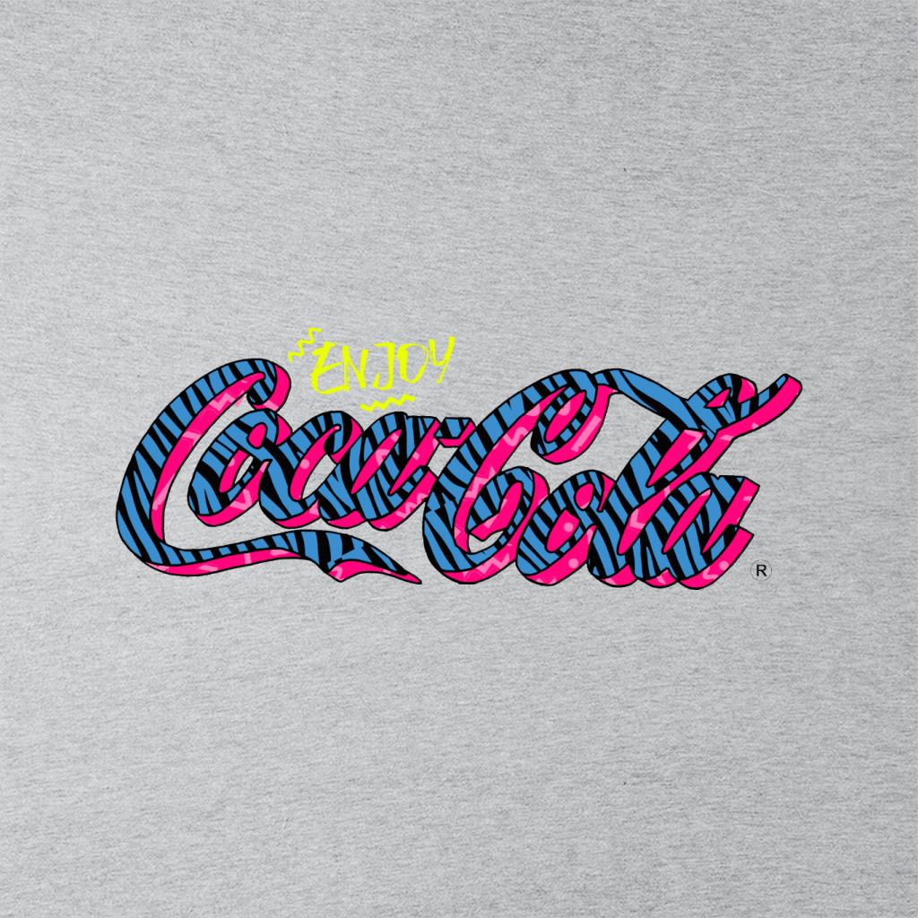 Coca Cola Retro Zebra Logo Men's Sweatshirt-ALL + EVERY