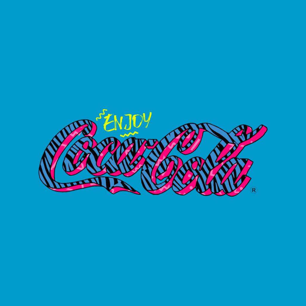 Coca Cola Retro Zebra Logo Men's Sweatshirt-ALL + EVERY