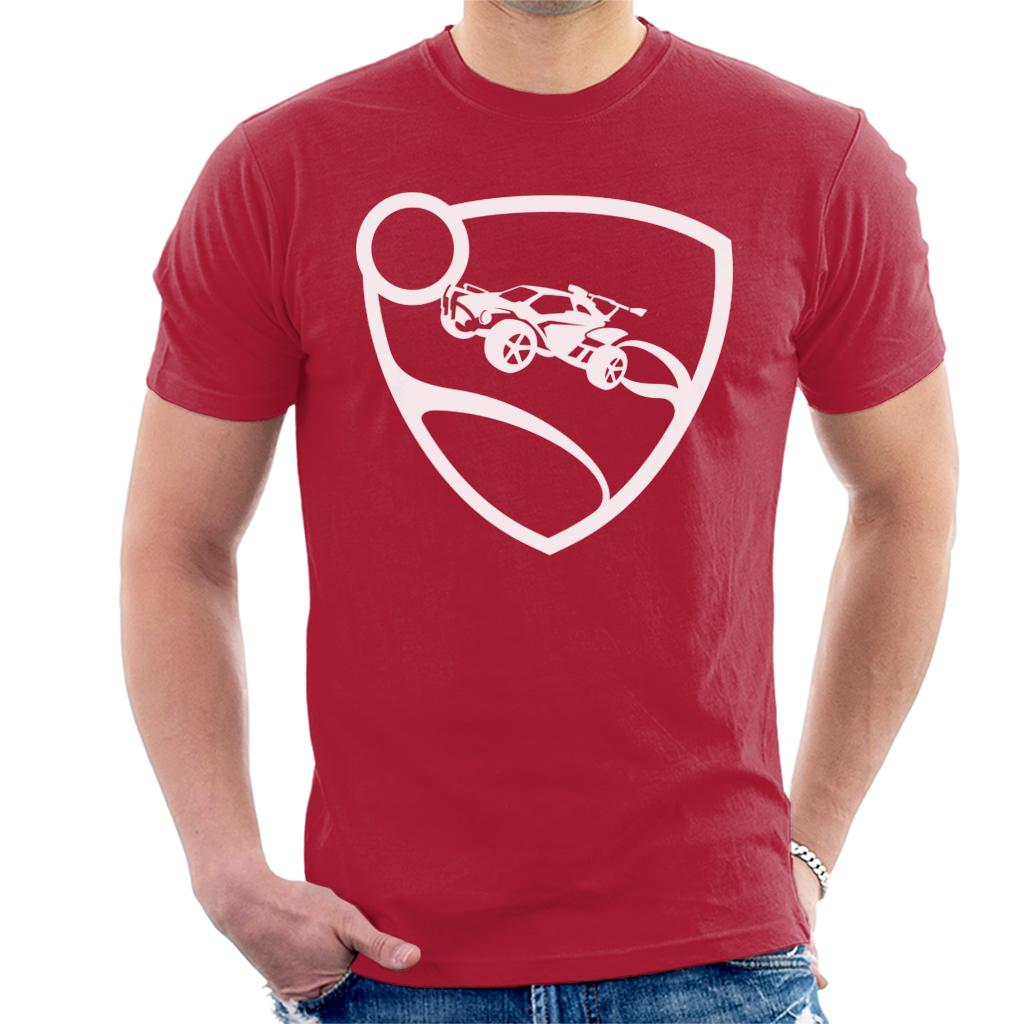 Rocket League White Logo Men's T-Shirt-ALL + EVERY