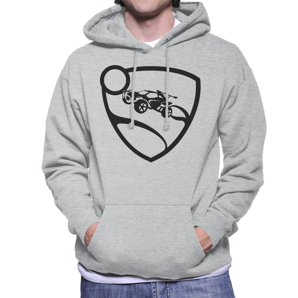 Rocket-League-Black-Logo-Mens-Hooded-Sweatshirt