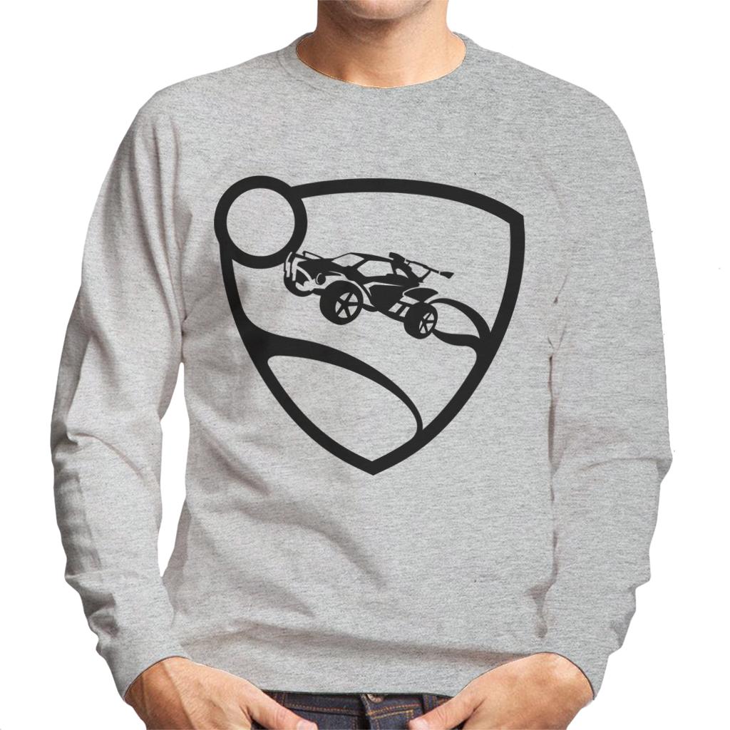 Rocket League Black Logo Men's Sweatshirt-ALL + EVERY