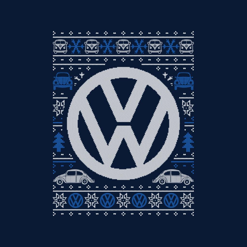 Volkswagen Christmas Festive Logo Men's T-Shirt-ALL + EVERY