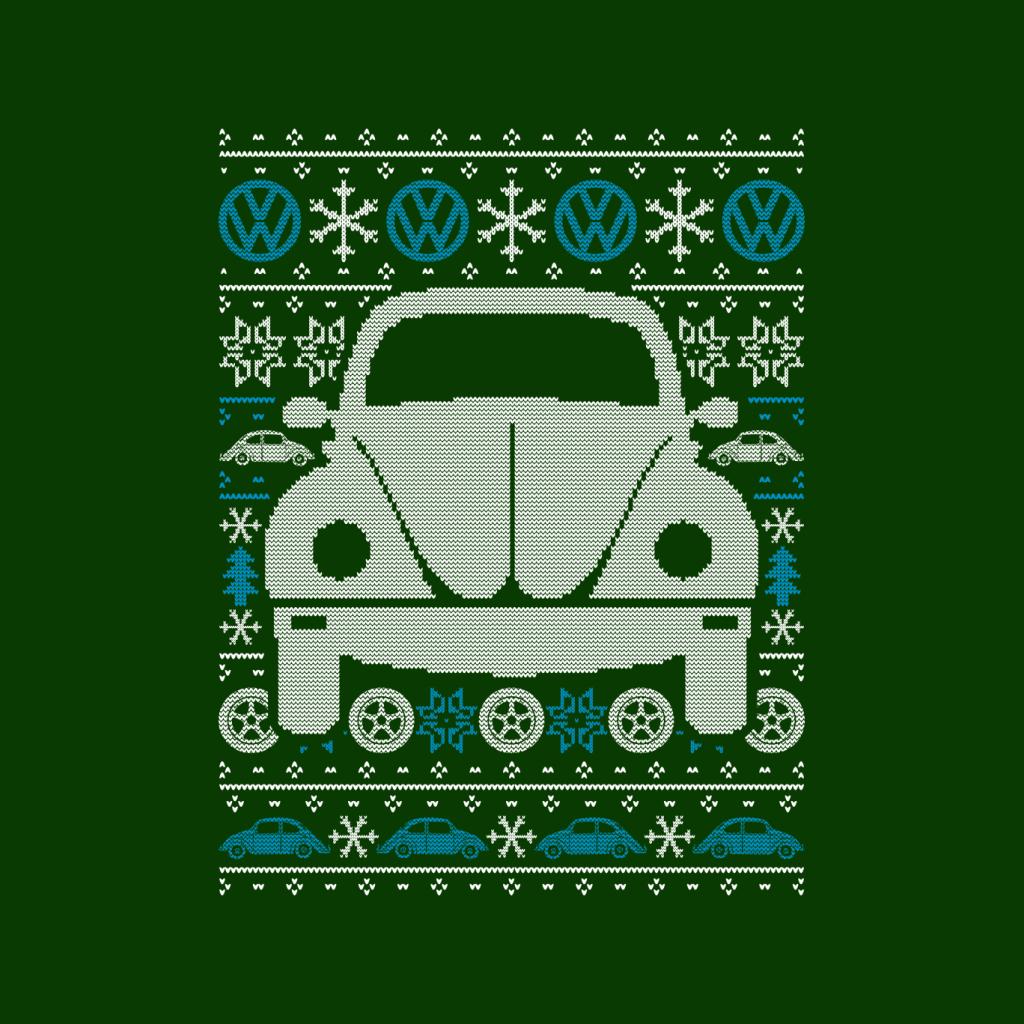 Volkswagen Christmas Beetle Festive Pattern Men's T-Shirt-ALL + EVERY