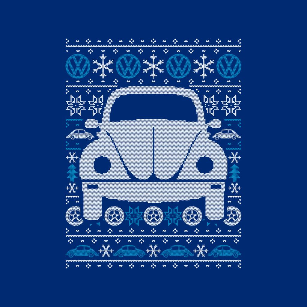 Volkswagen Christmas Beetle Festive Pattern Men's T-Shirt-ALL + EVERY