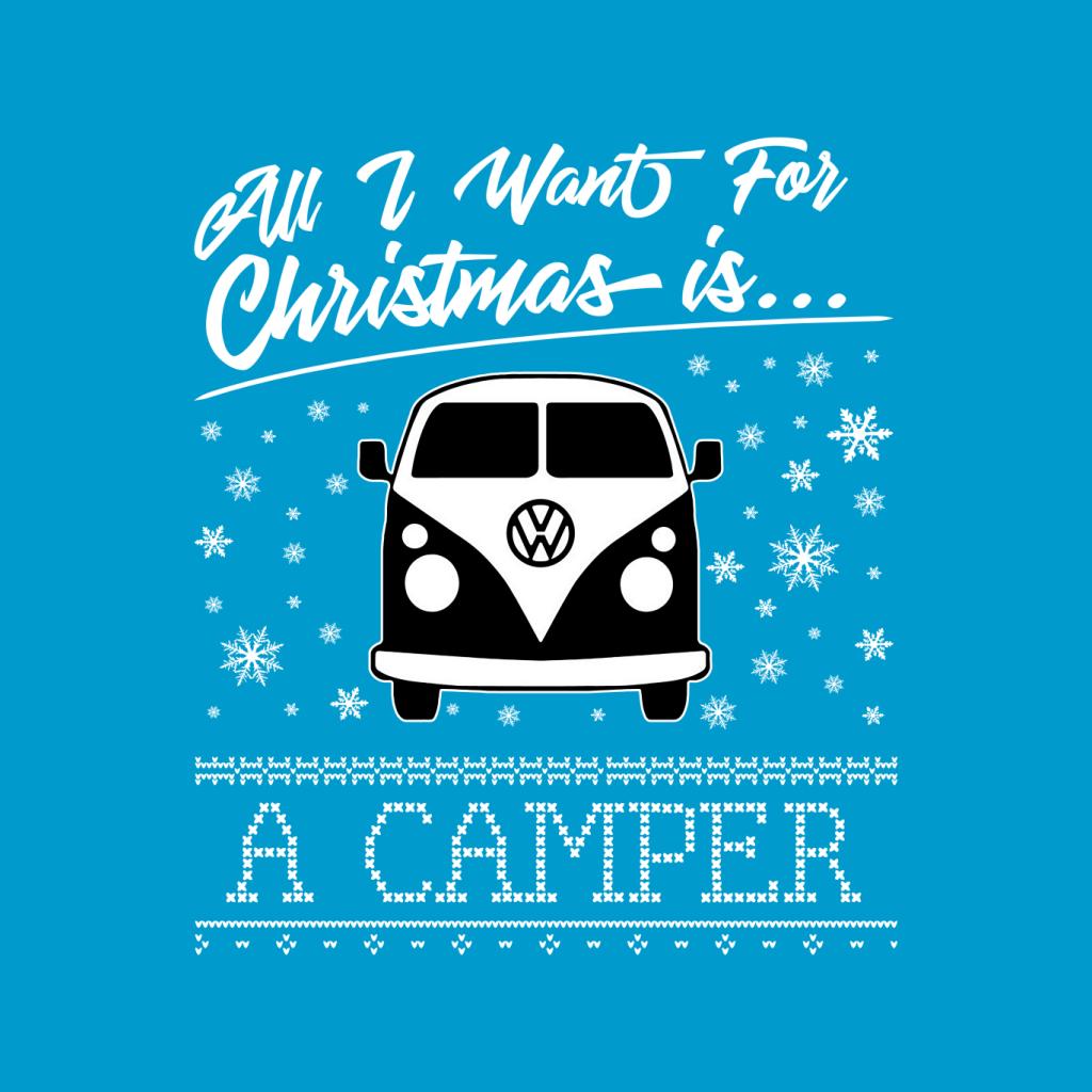 Volkswagen Christmas All I Want For Xmas Is A Camper Men's T-Shirt-ALL + EVERY