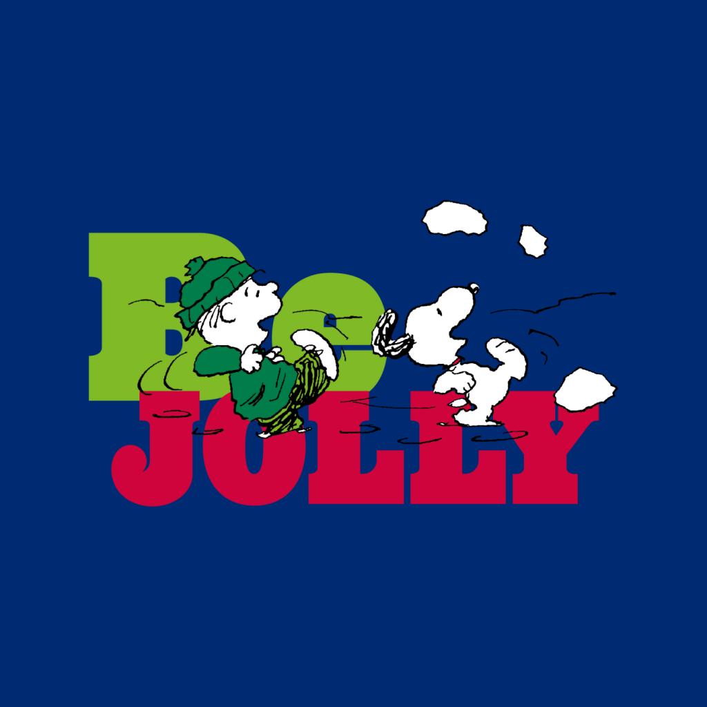 Peanuts Christmas Snoopy And Charlie Brown Be Jolly Men's Sweatshirt-ALL + EVERY