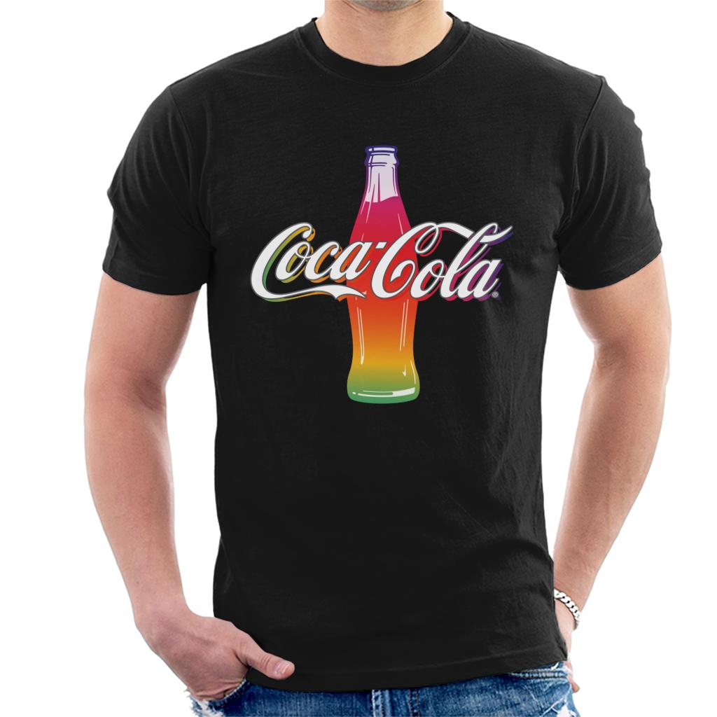 Coca-Cola-Multi-Colour-Bottle-Mens-T-Shirt