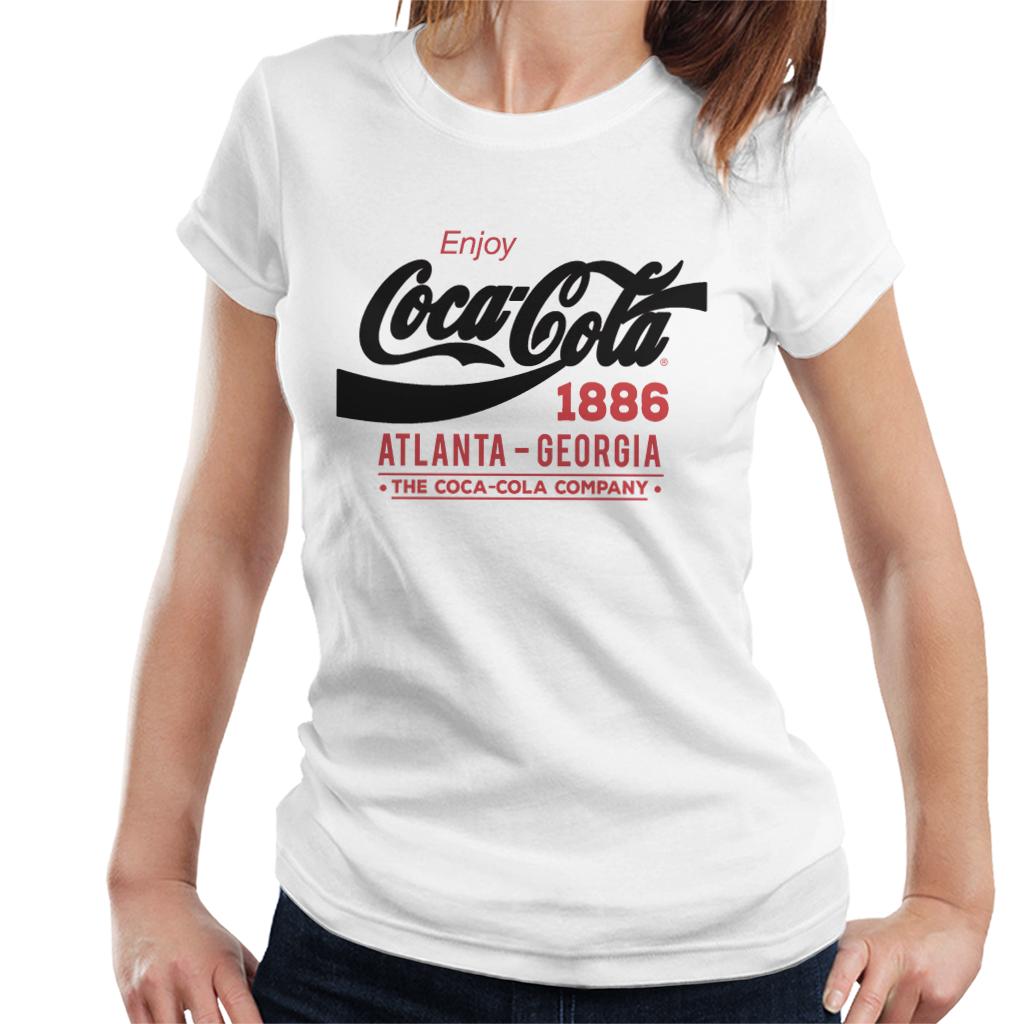 Coca-Cola-Black-Classic-Logo-Womens-T-Shirt