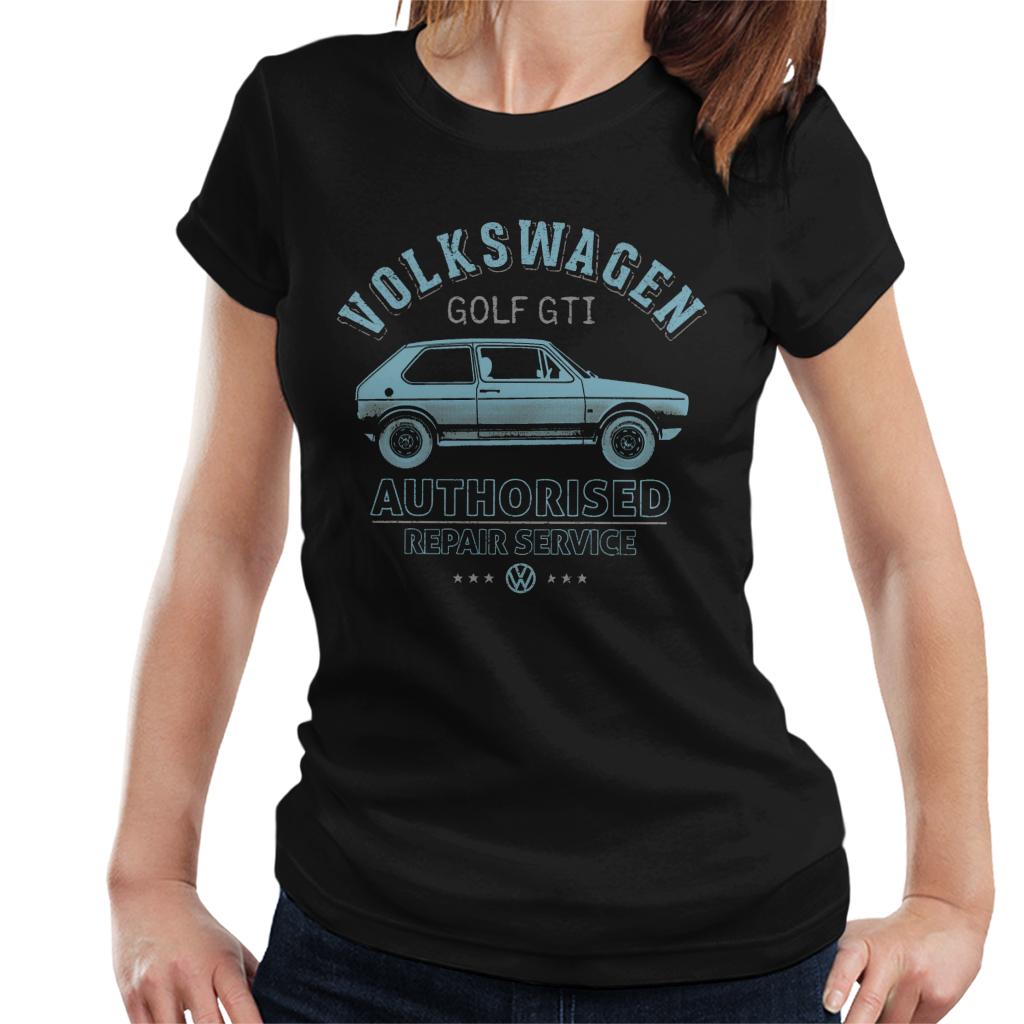 Official-Volkswagen-Blue-Golf-GTI-Repairs-Womens-T-Shirt