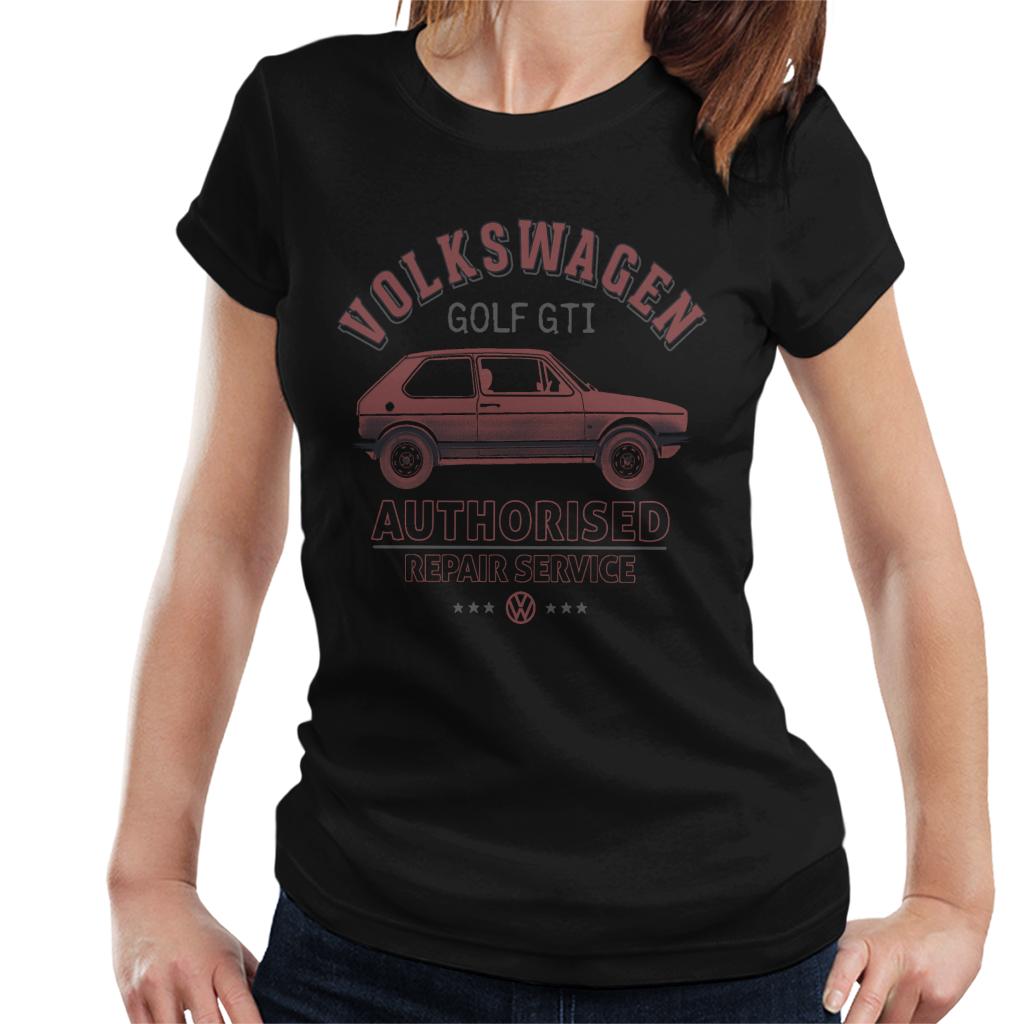 Official-Volkswagen-Red-Golf-GTI-Repairs-Womens-T-Shirt