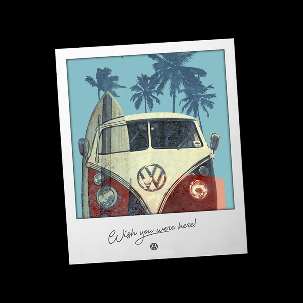 Official Volkswagen Polaroid Camper Women's T-Shirt-ALL + EVERY