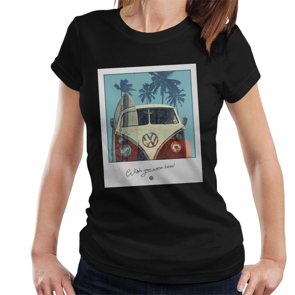 Official Volkswagen Polaroid Camper Women's T-Shirt-ALL + EVERY
