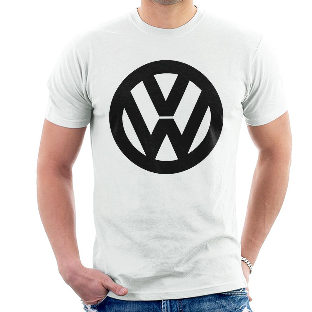 Official-Volkswagen-Classic-Black-VW-Logo-Mens-T-Shirt
