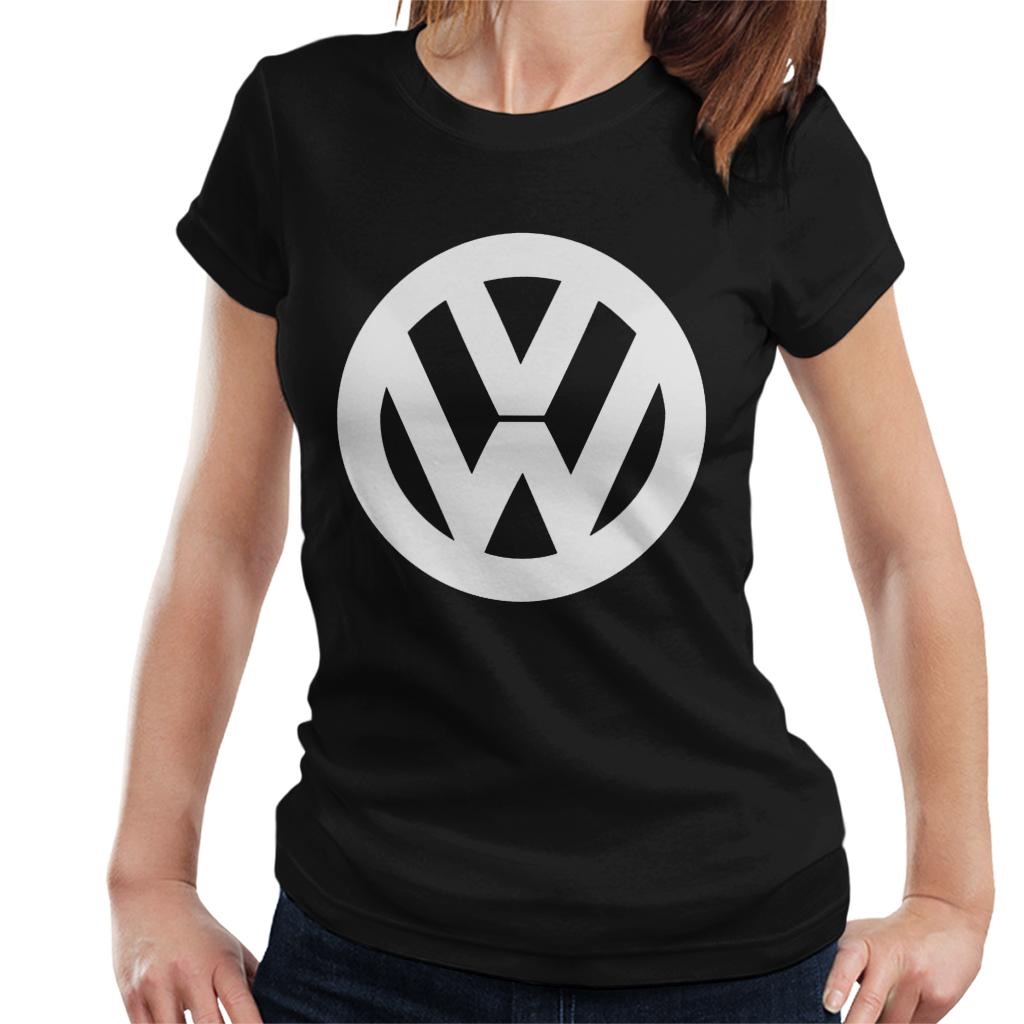 Official-Volkswagen-Classic-White-VW-Logo-Womens-T-Shirt