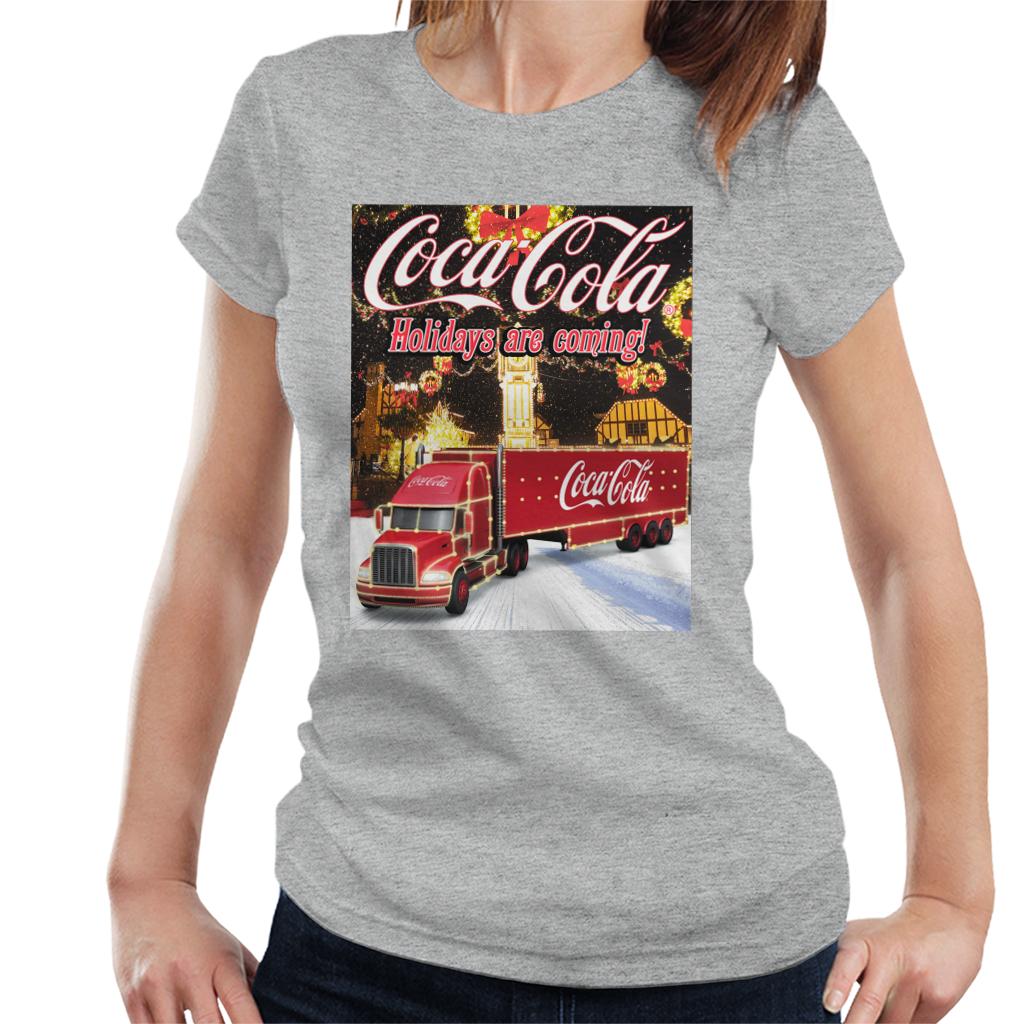 Coca Cola Truck Christmas Market Women's T-Shirt-ALL + EVERY