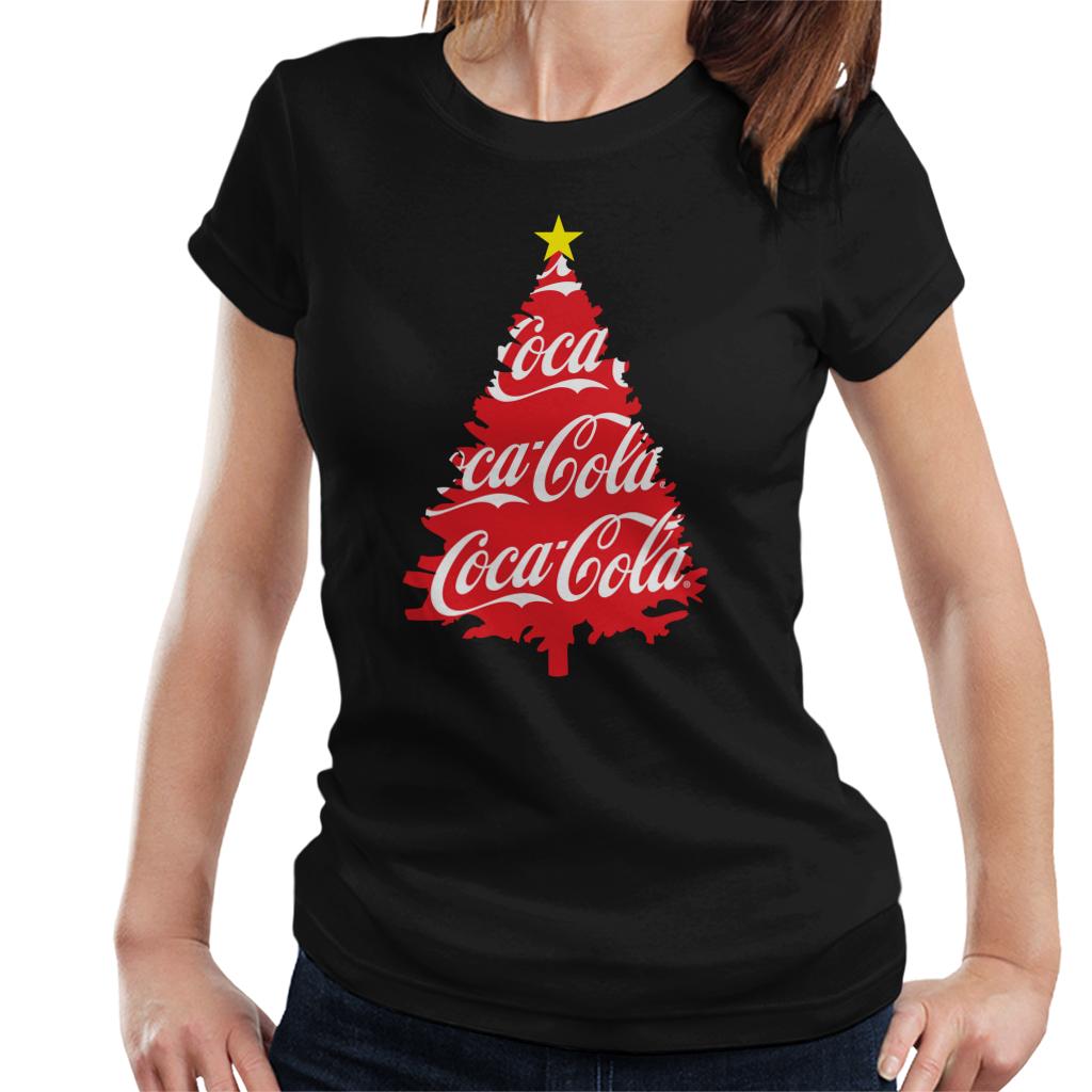 Coca-Cola-Christmas-Tree-Womens-T-Shirt