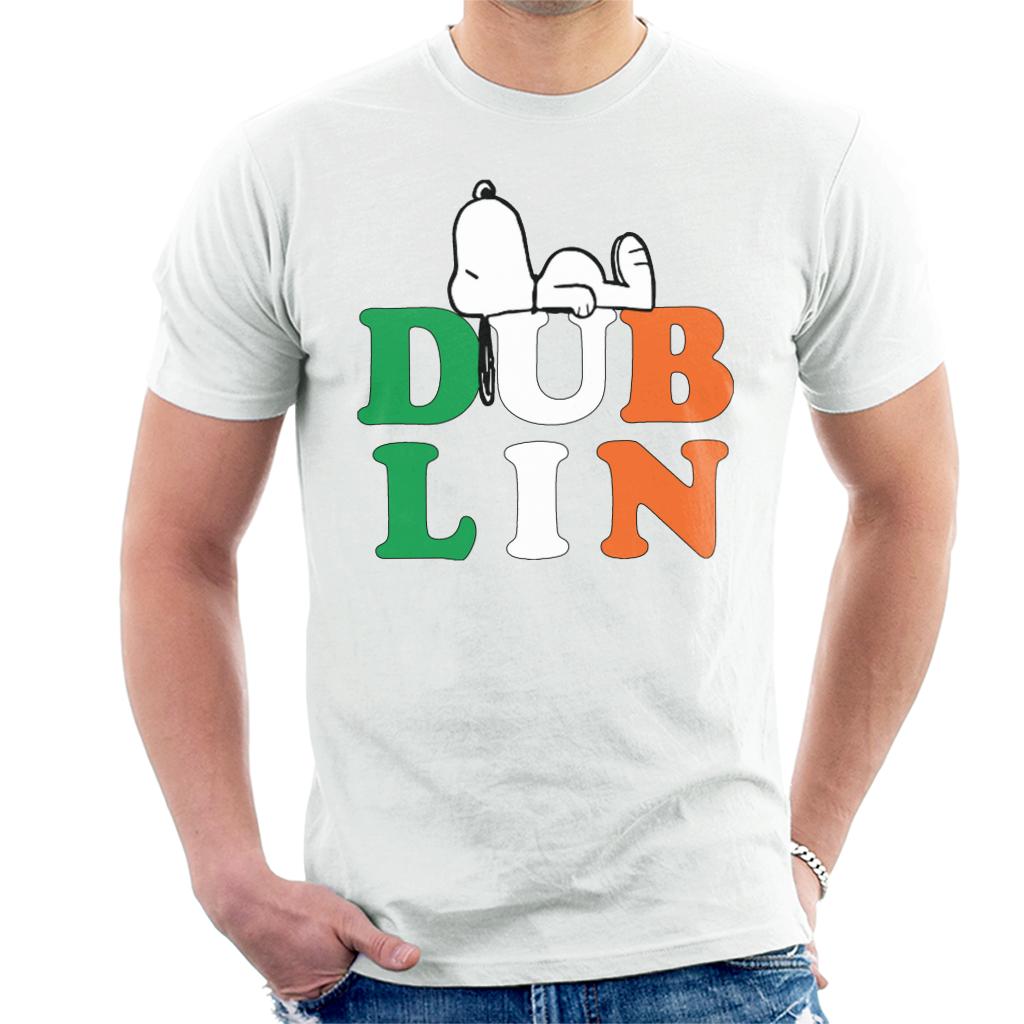 Peanuts-Snoopy-Dublin-Mens-T-Shirt