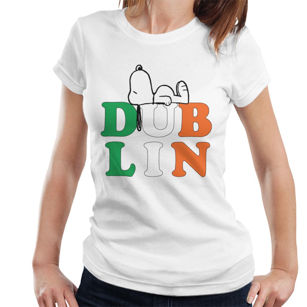 Peanuts-Snoopy-Dublin-Womens-T-Shirt