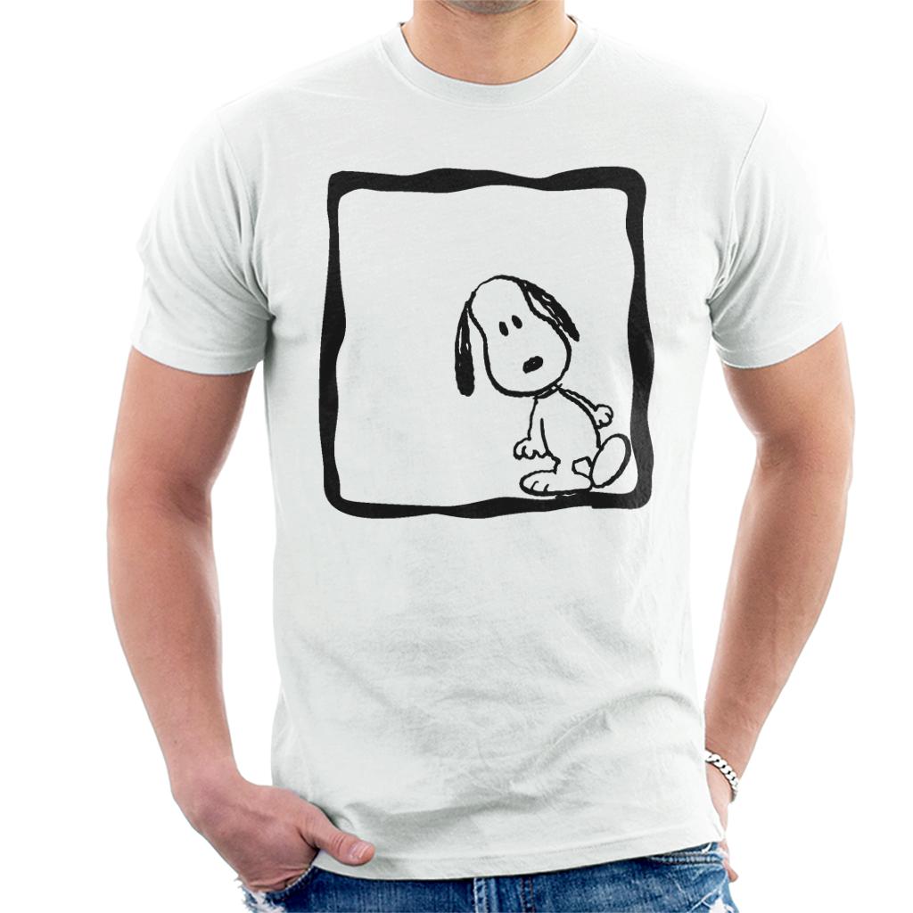 Peanuts-Snoopy-Lean-Mens-T-Shirt