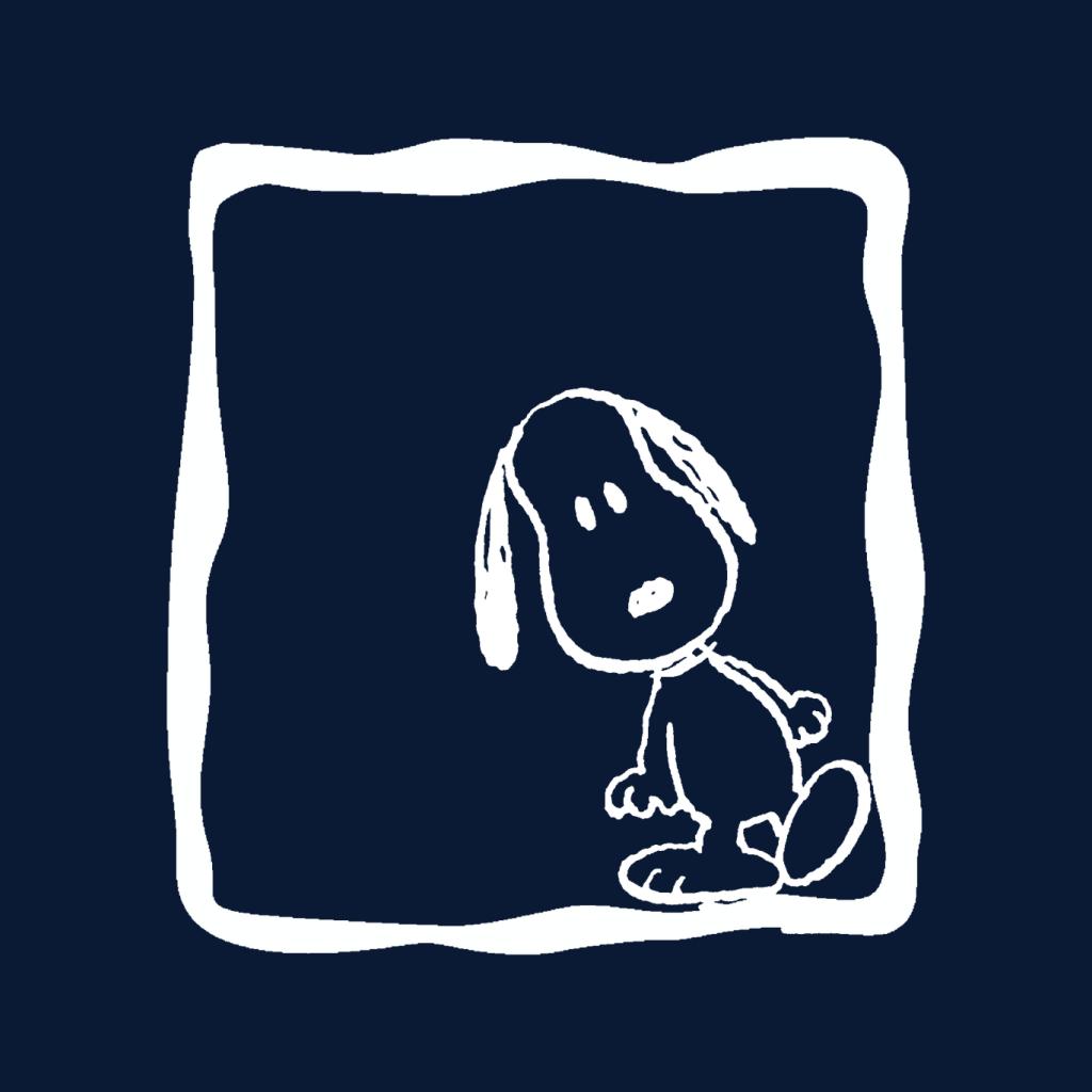 Peanuts Snoopy White Lean Women's T-Shirt-ALL + EVERY