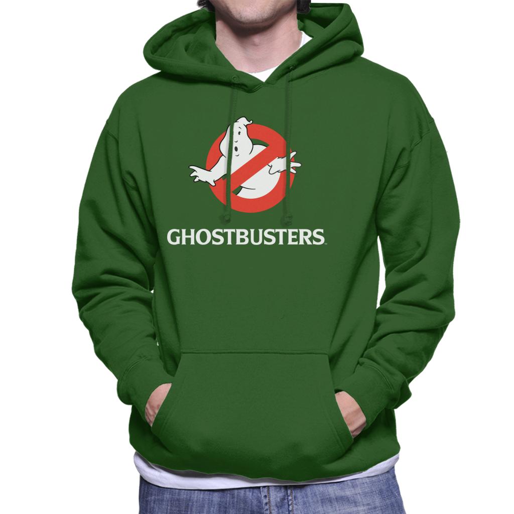 Ghostbusters Classic Movie Logo Men's Hooded Sweatshirt-ALL + EVERY