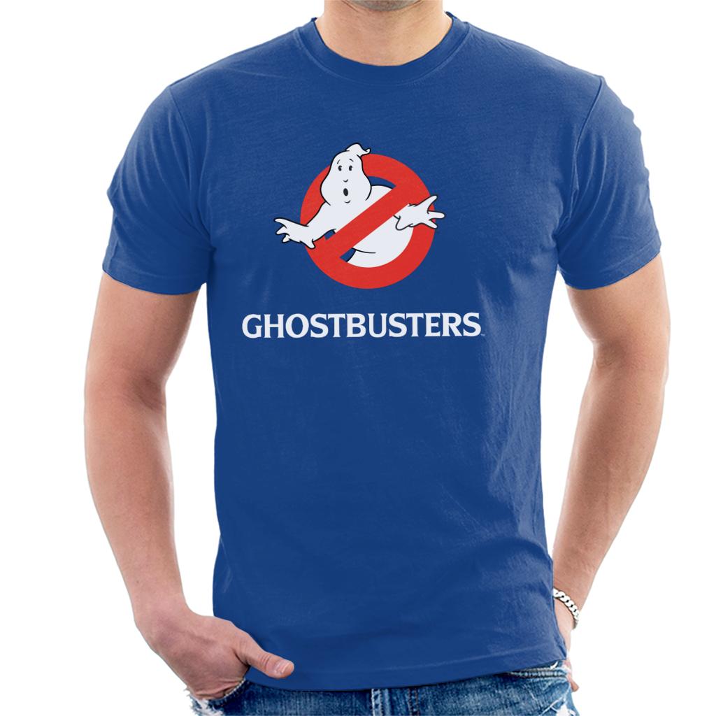 Ghostbusters Classic Movie Logo Men's T-Shirt-ALL + EVERY