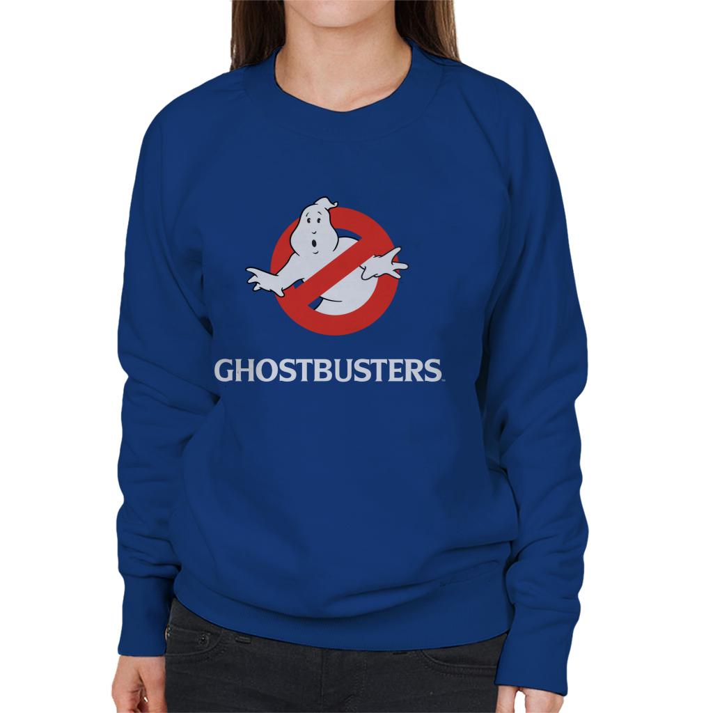 Ghostbusters Classic Movie Logo Women's Sweatshirt-ALL + EVERY