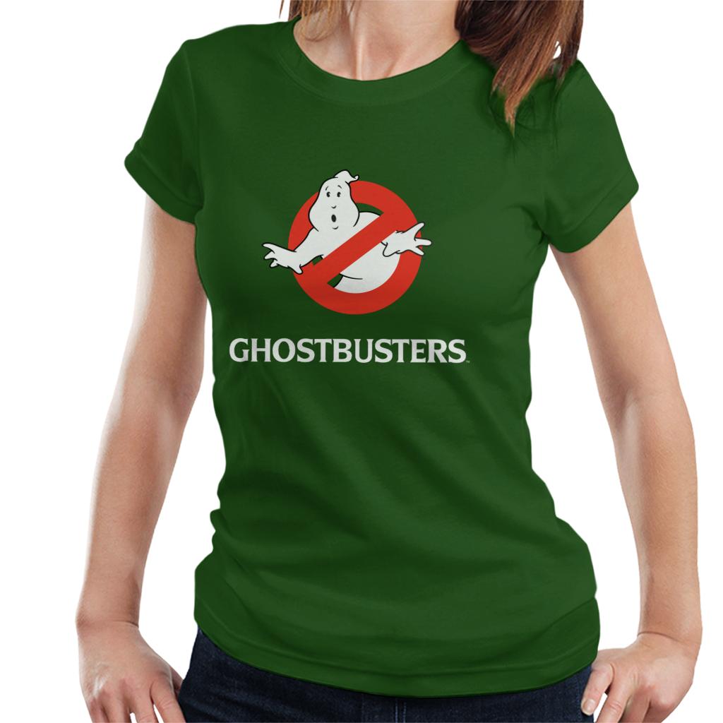 Ghostbusters Classic Movie Logo Women's T-Shirt-ALL + EVERY