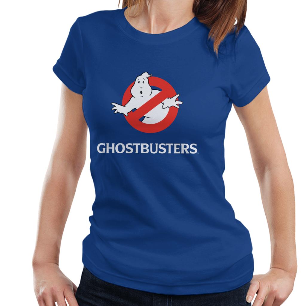 Ghostbusters Classic Movie Logo Women's T-Shirt-ALL + EVERY