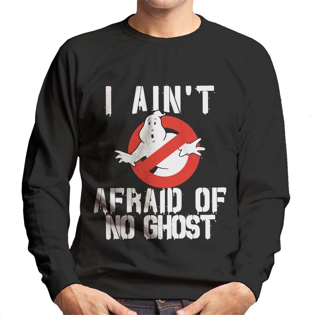 Ghostbusters Halloween I Aint Afraid Of No Ghost Men's Sweatshirt-ALL + EVERY