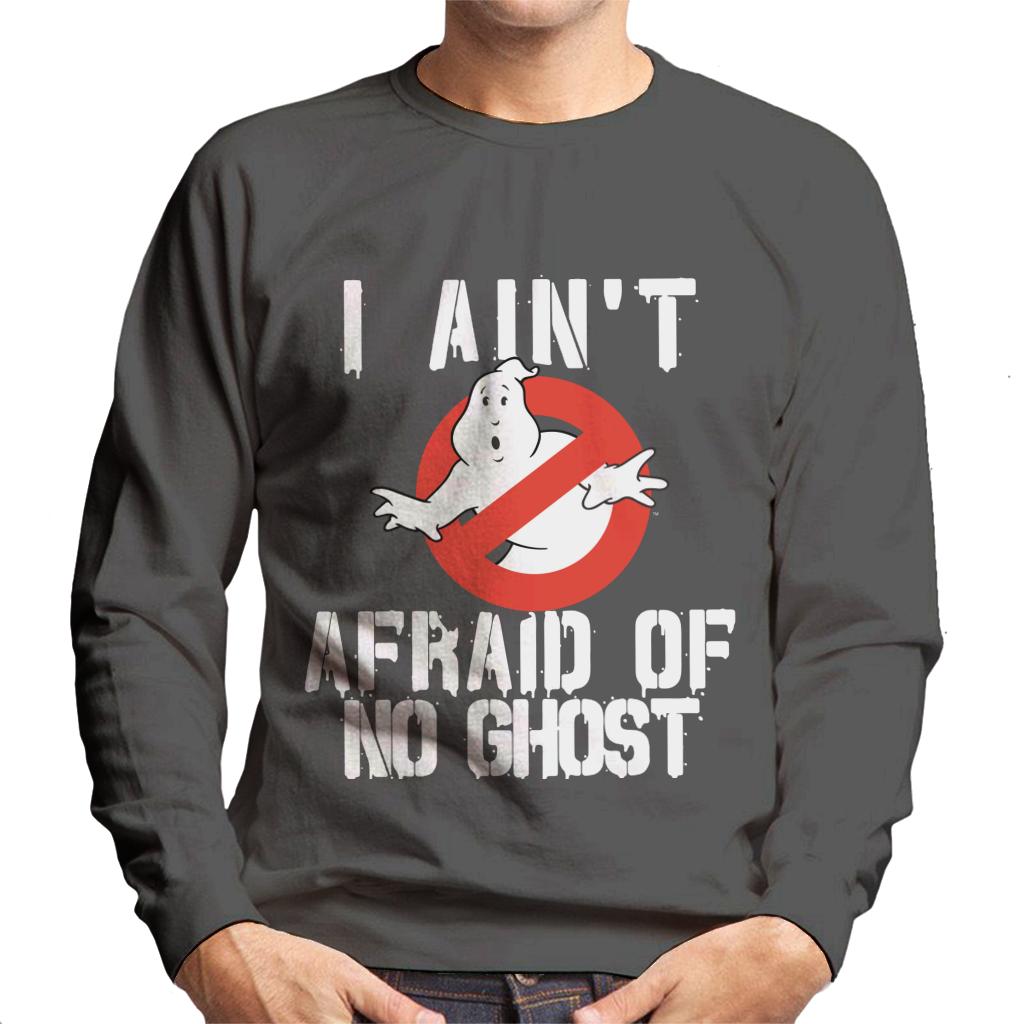 Ghostbusters Halloween I Aint Afraid Of No Ghost Men's Sweatshirt-ALL + EVERY