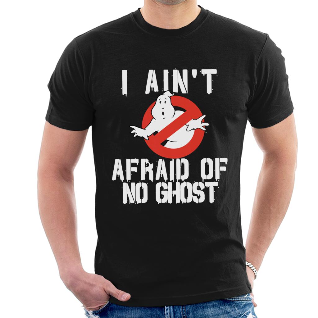 Ghostbusters Halloween I Aint Afraid Of No Ghost Men's T-Shirt-ALL + EVERY