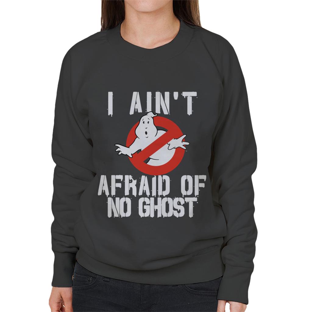 Ghostbusters Halloween I Aint Afraid Of No Ghost Women's Sweatshirt-ALL + EVERY