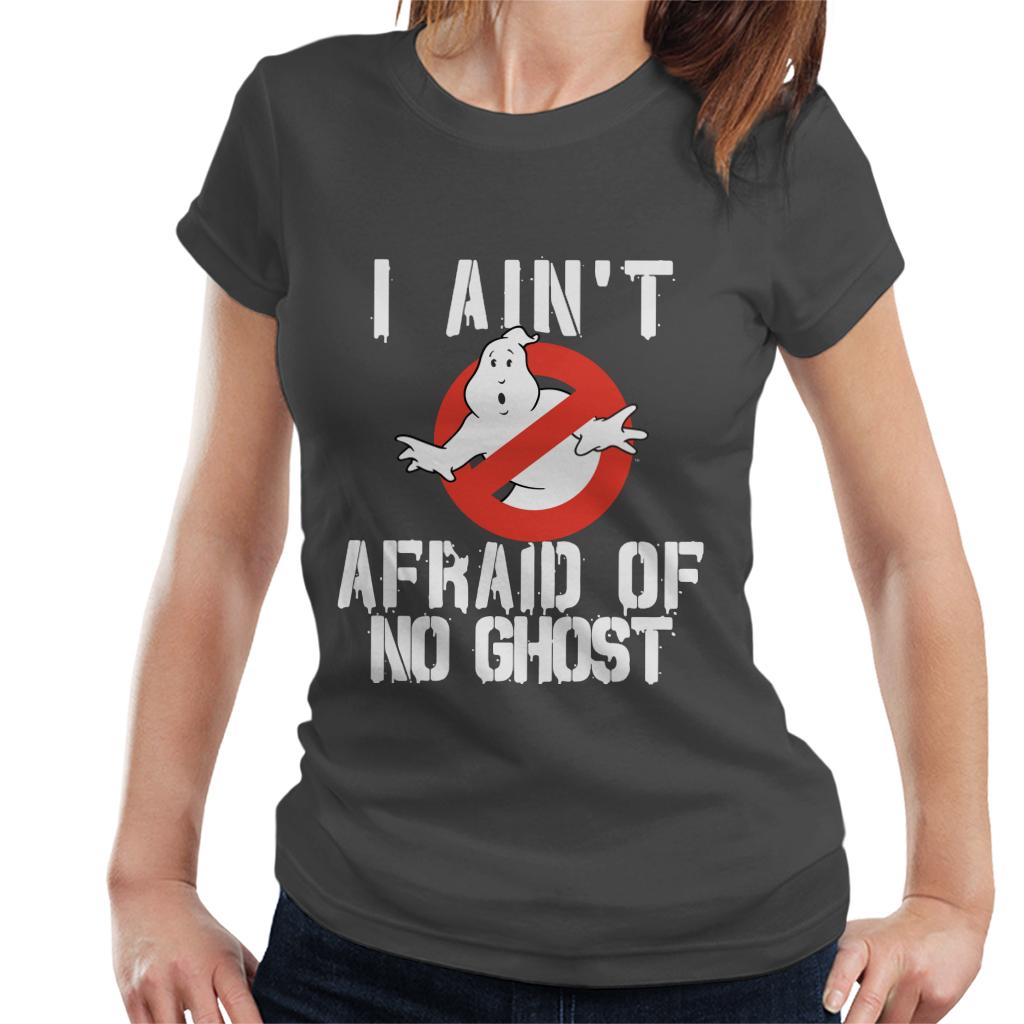 Ghostbusters Halloween I Aint Afraid Of No Ghost Women's T-Shirt-ALL + EVERY