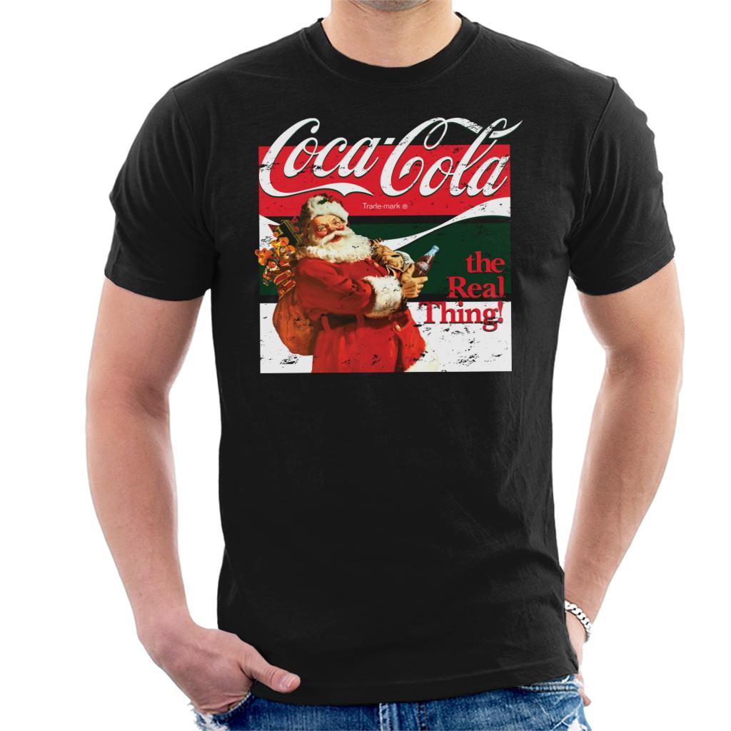 Coca-Cola-The-Real-Thing-Christmas-Mens-T-Shirt