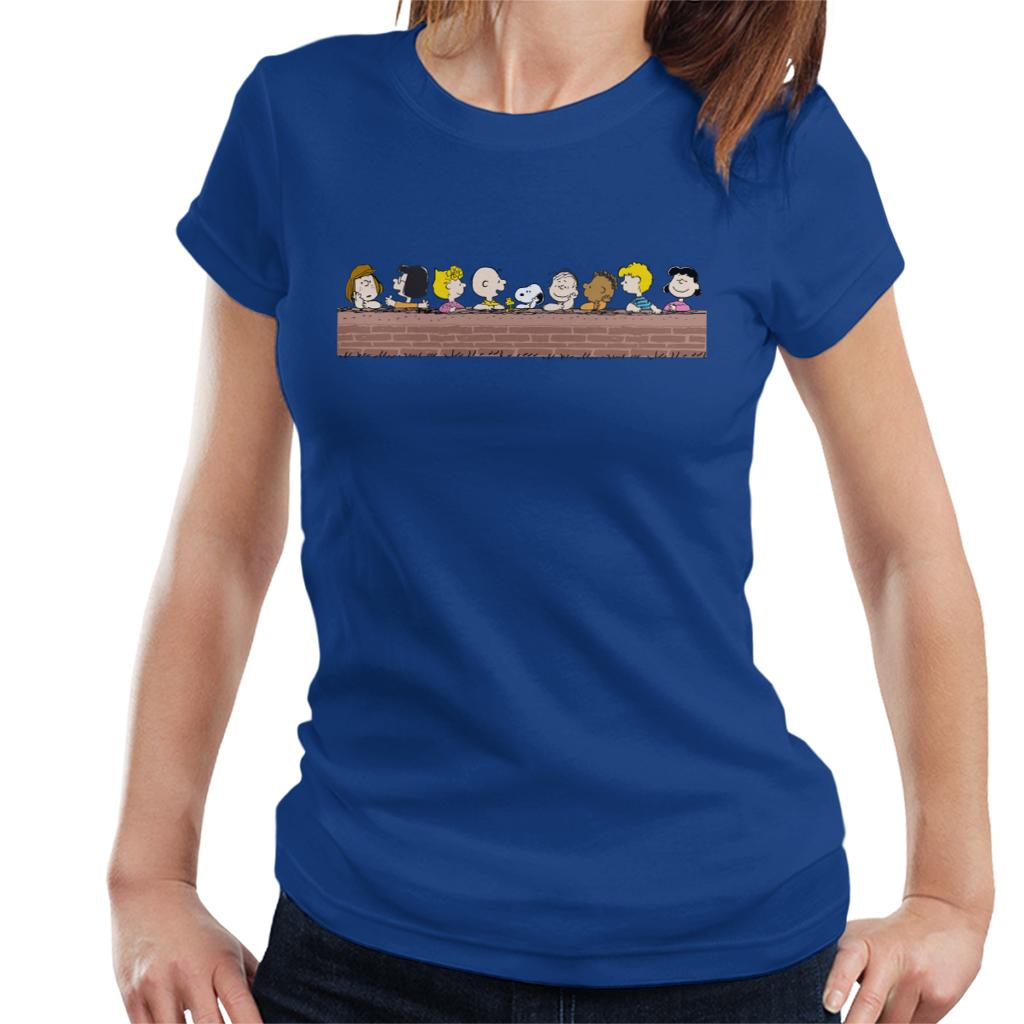 Peanuts The Gang Chilling Women's T-Shirt-ALL + EVERY